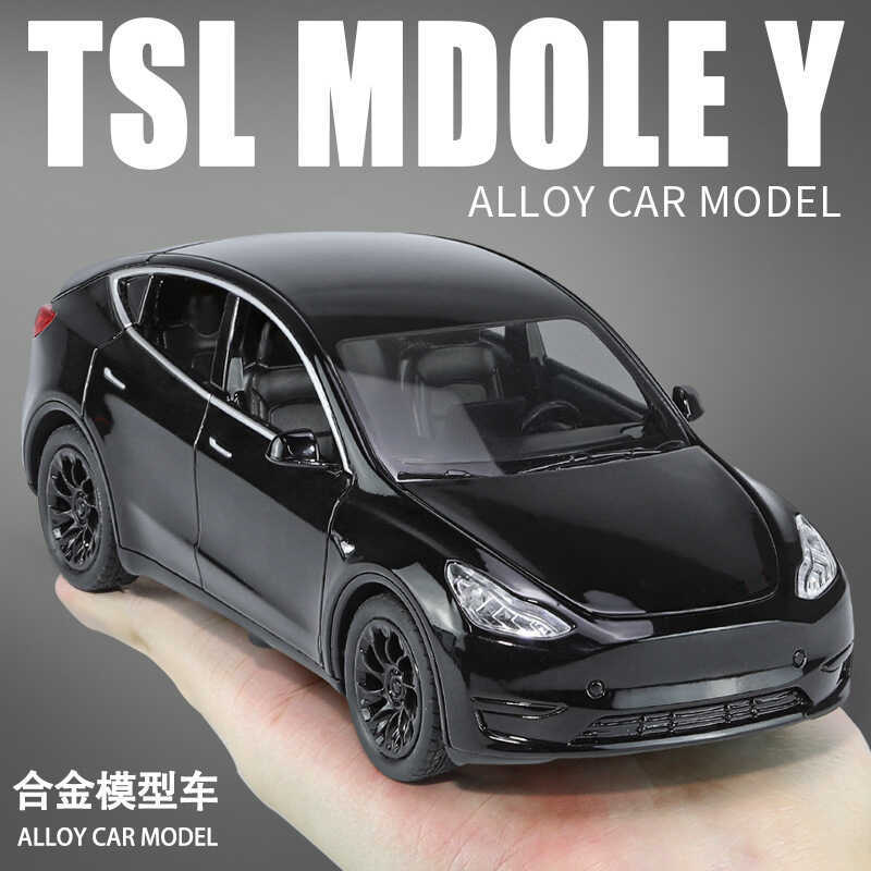 Chimei 1/32 Tesla MolY จําลองรถรุ่นของเล่นเด็กรถใหม่พลังงานรถรุ่น