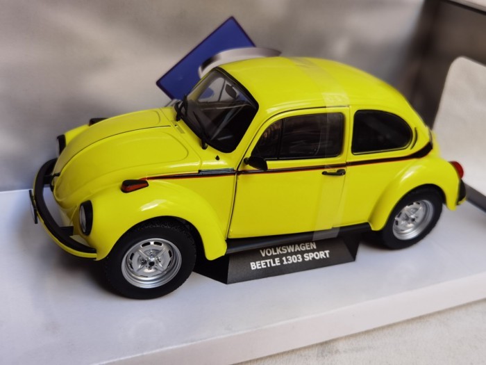 Solido 1/18 VW KAFER 1303 SPORT Volkswagen Beetle โมเดลรถโลหะผสม