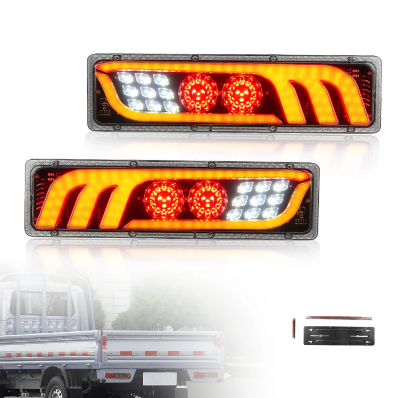46cm/30cm LED Trailer Tail Lights Waterproof Reverse Turn Signal Brake Trailer Light For UTV UTE RV