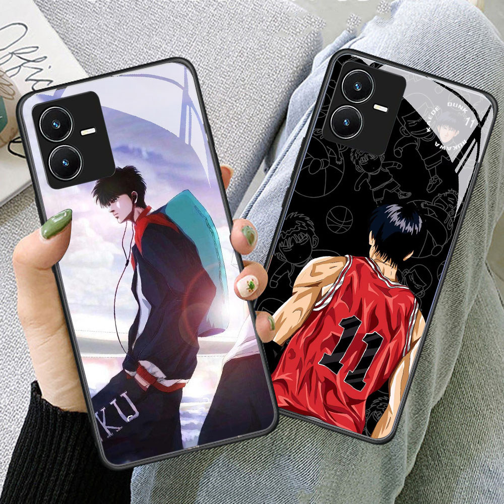 TS-93 Slam Dunk HD Glass Casing สําหรับ VIVO Y22 Y35 Y75 Y28 Y22S V25 Y55 iQOO Z6