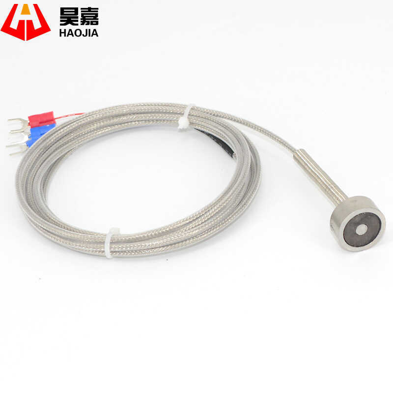 Magnetic pt100 Temperature Probe pt100 อุณหภูมิเซนเซอร์ดูดซับแม่เหล็กอุณหภูมิ Sensor Magnetic Probe