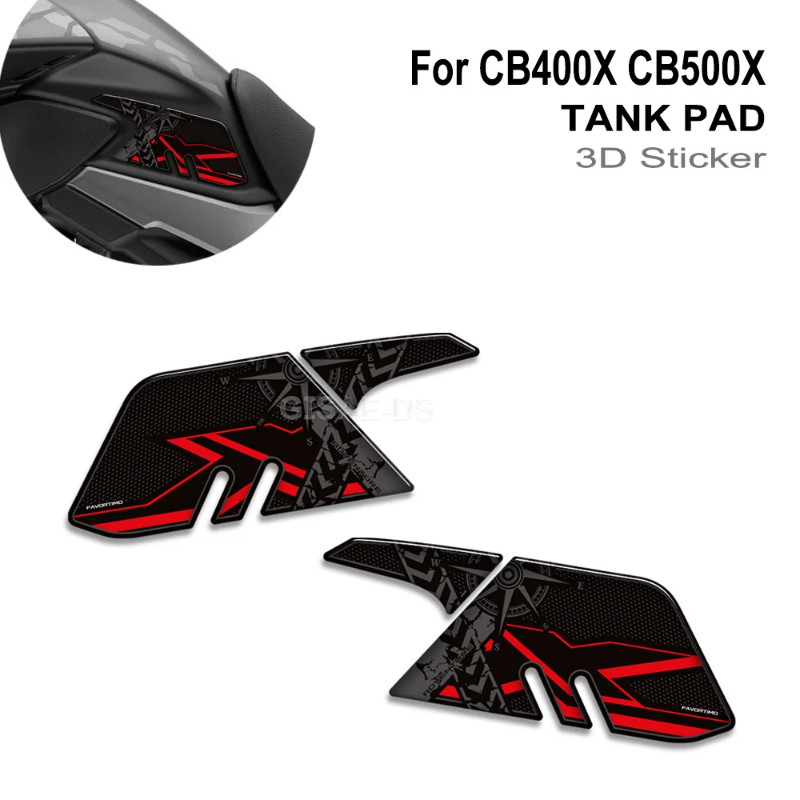For Honda CB400X CB500X CB 400 500 CB400 CB500 X Motorcycle Tank Pad Side Grips Gas Fuel Oil Kit Kn