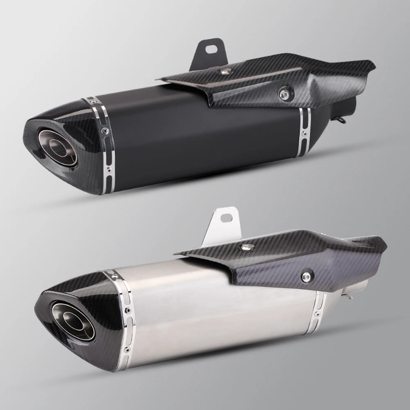 51mm Universal Motorcycle Exhaust Muffler Pipe Escape Moto For Aktapoic R1 CBR500R R6 X-ADV750 Z900