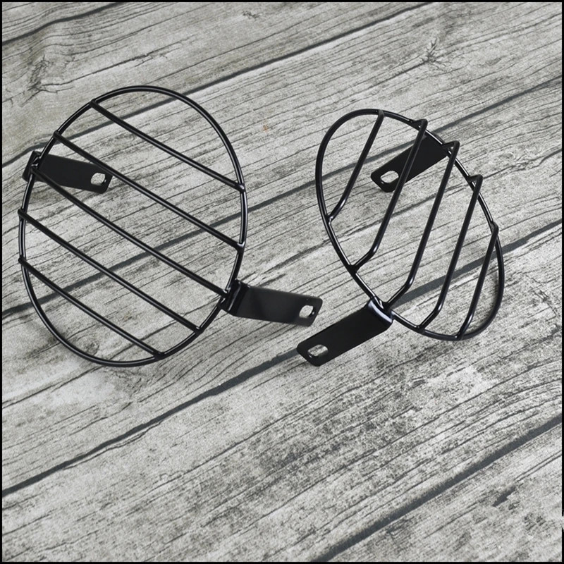Universal GN EN 400 Motorcycle Front Headlight Cover Mesh Grille Lampshade Mesh Grill Mask Protecto