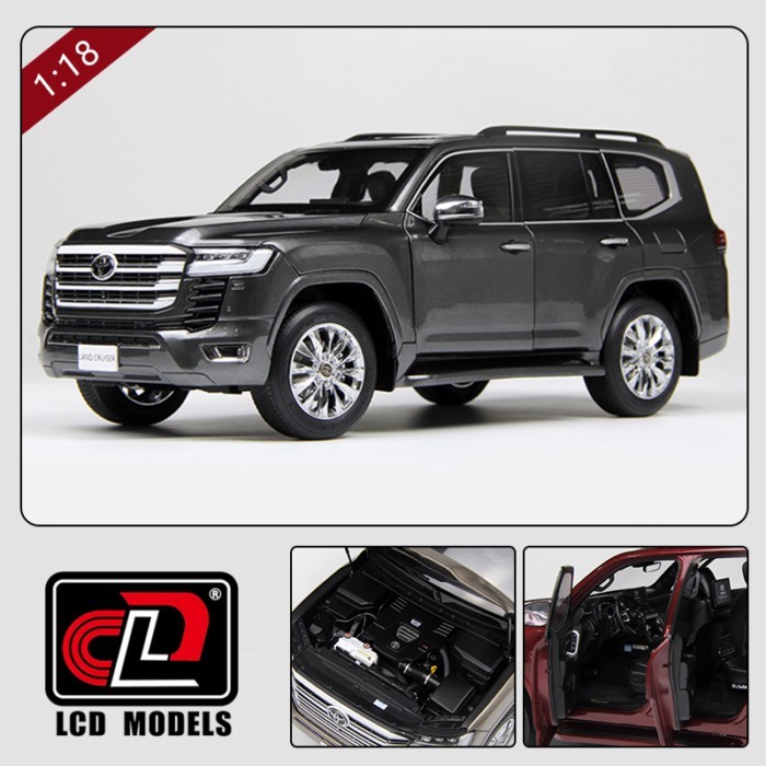 LCD 1: 18 Toyota Land Cruiser Toyota Land Cruiser LC300 ZX Alloy Full Drive Car Model