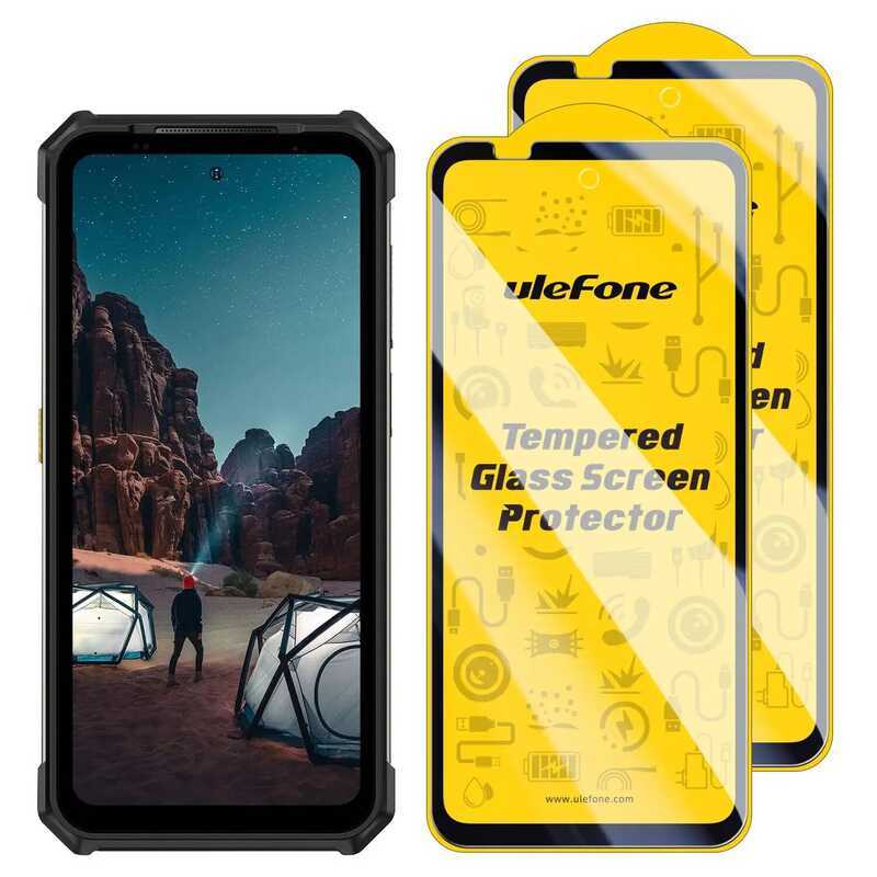 C For Ulefone Armor 24 2Pcs / Pack Ulefone H HD Anti Fingerprint Tempered Glass Screen Protector