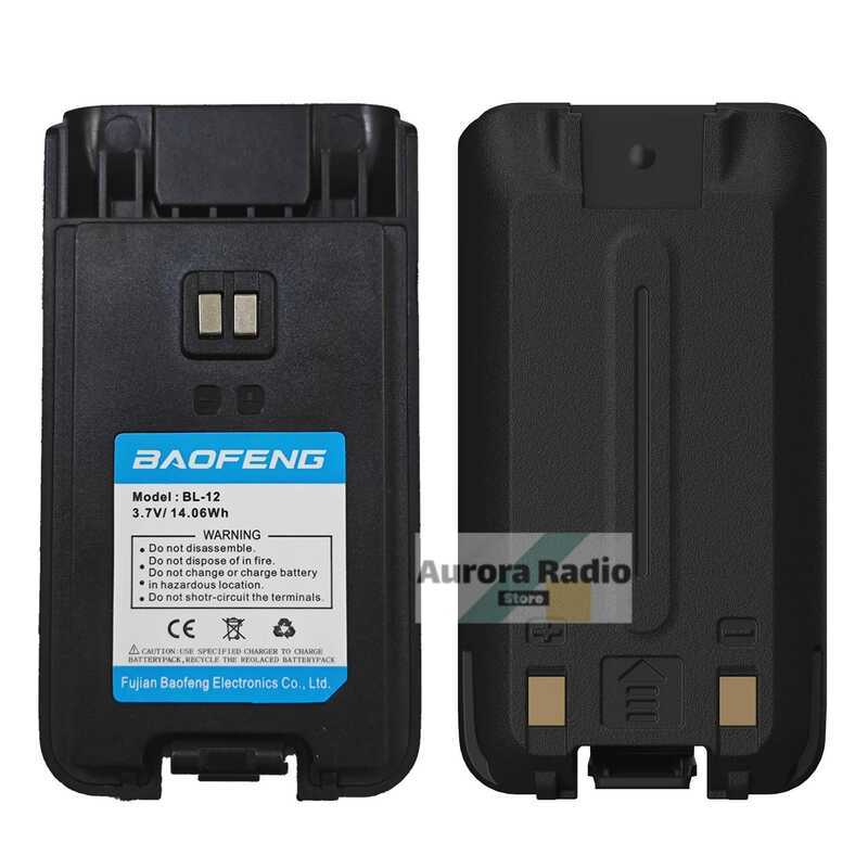 ▥  Uv-12A Walkie Talkie แบตเตอรี่ Bl-12 Uv-12 Bd-V12a แบตเตอรี่เปลี่ยน 1/2/4Pcs สําหรับ