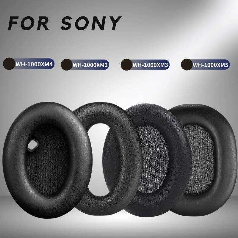 Sony แผ่นรองหูฟังสำหรับ WH-1000XM3 WH-1000XM4 WH-1000XM2 WH-1000XM5 หูฟังหนังนุ่ม