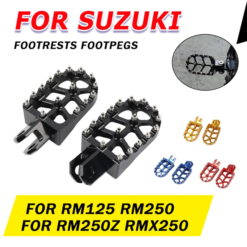 Foot Peg Footrest For SUZUKI RM125 RM250 RM 125 RM 250 Z 250Z RMX 250 RM250Z RMX250 Motocycle Acces