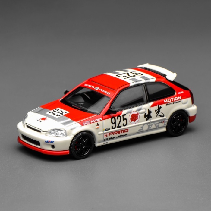 มอเตอร์ HELIX 1/64Honda Civic FD2 FEELS 汽车模型
