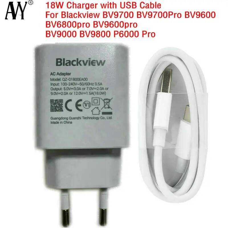 C Power Adapter For Original Blackview Bv700 Pro Bv600 Bv6800 Bv000 Bv800 P6000 Pro EU Travel Charg