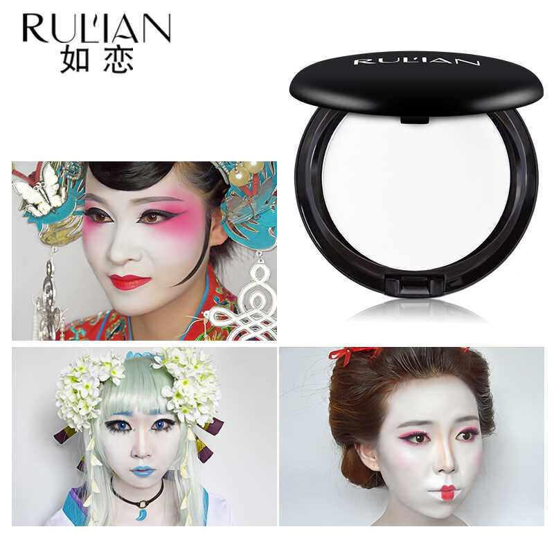 R R RULIAN RULIAN Makeup White Foundation Cream Halloween COS Vampire Makeup Zombie Makeup Painted W