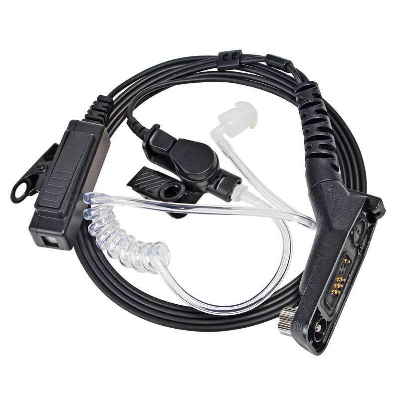 ۞ หูฟังแบบมีไมโครโฟนสำหรับวิทยุสื่อสารรุ่น Apx6000 Apx8000 Xpr7550e Xpr7350e Xpr7580e แบบใช้หลอ