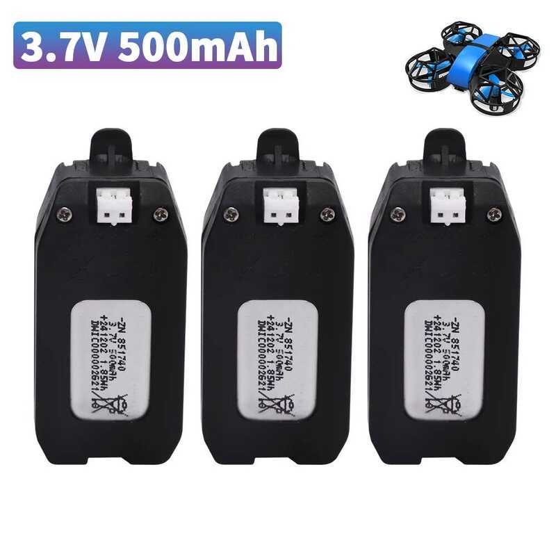 500mAh แบตเตอรี่ลิเธียม 3.7V สำหรับ NH330 RH821 อุปกรณ์เสริมแบตเตอรี่เครื่องบินสี่แกน UAV ควอดคอปเตอ