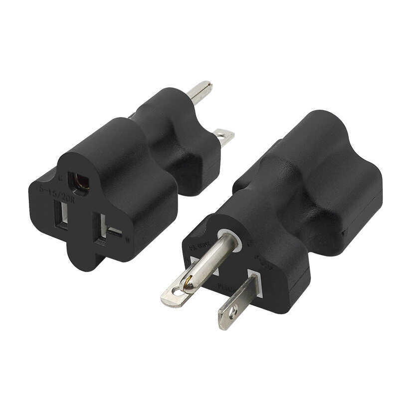 5-20P ถึง Nema 5-15R American Standard Power Conversion Plug 5-20R สามรูหญิงซ็อกเก็ต Converter