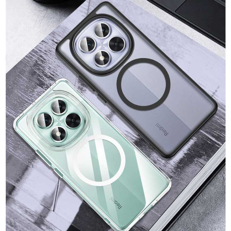 เหมาะสําหรับ Redmi Note145G กึ่งโปร่งใส Skin-Feel เคสโทรศัพท์ K70ultra น้ําแข็งโปร่งใสคริสตัลเกราะแม