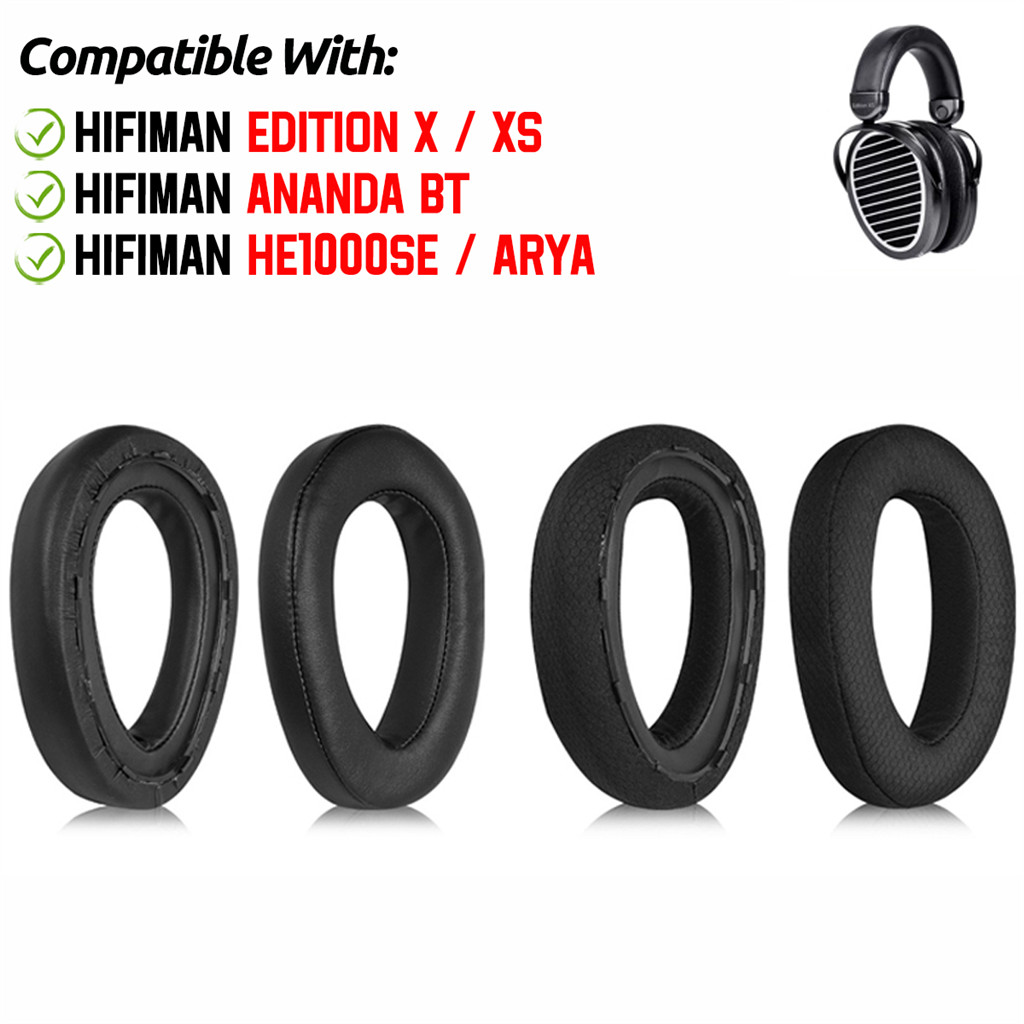 สําหรับ Hifiman EDITION X XS ANANDA BT HE1000SE ARYA หูฟัง Earpads เบาะฟองน ้ ําชุดหูฟัง Earmuffs เป