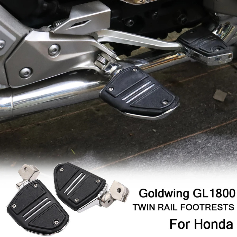 NEW Motorcycle Accessories TWIN RAIL FOOTRESTS For Honda Goldwing Tour DCT Airbag Tour 6-speed GL18