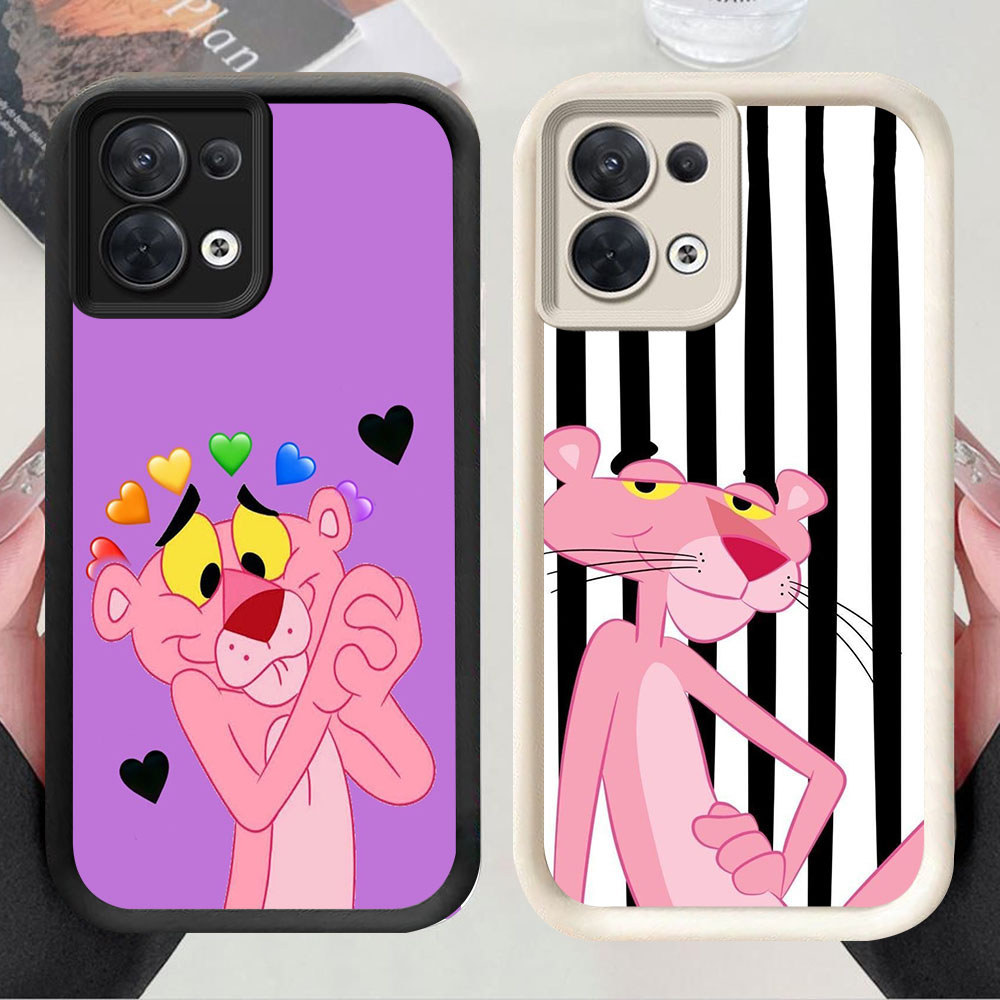 TS-86 Pink Panther เคสกันกระแทกสําหรับ OPPO A5X F21 F21S K9X Reno 7 8 13F ค้นหา X5 Lite Pro