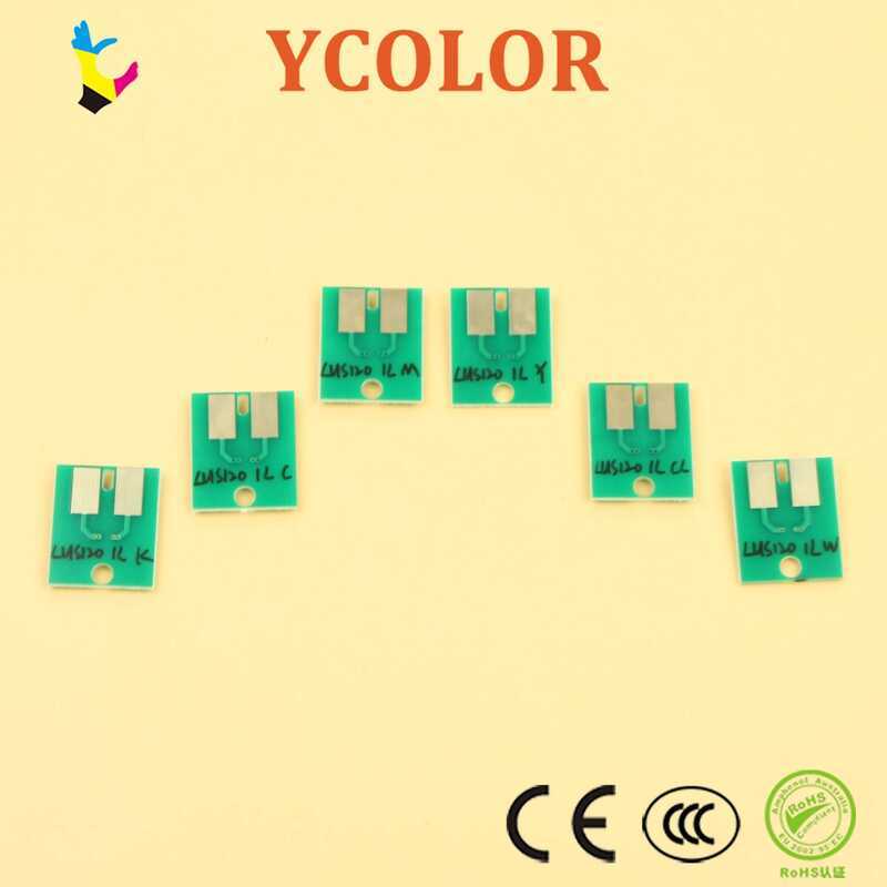 1000ml จัดส่งรวดเร็ว LUS 120 ชิปใช้ครั้งเดียวสำหรับ Mimaki JFX200 JFX500 UJF7151 UJF3042 UJF6042 Lus