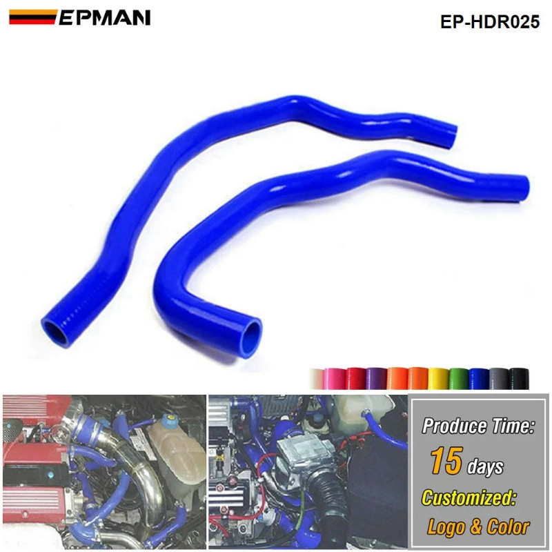 EPMAN Racing Silicone Turbo Intercooler Radiator Hose Kit For Honda S2000 F20C AP1 99 - 07 (2pcs) E