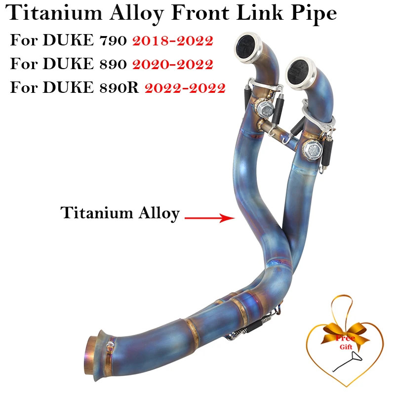 Titanium Alloy For KTM DUKE 790 890 890R DUKE790 DUKE890 2018 - 2022 Motorcycle Exhaust Escape Modi