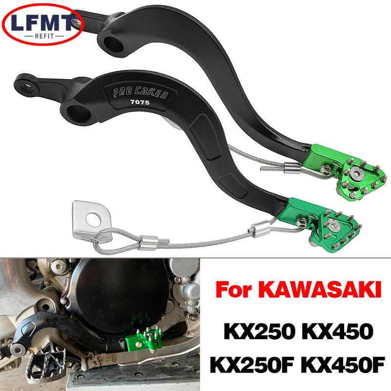 For KAWASAKI KX250 KX450 KX250F KX450F KLX450R KX 250 450 250F 450F 2004-2020 Motorbike CNC Aluminu