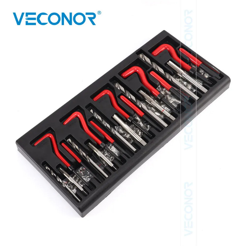 131 Pcs Auto Engine Block Restoring Damaged Thread Repair Tool Kit M5 M6 M8 M10 M12