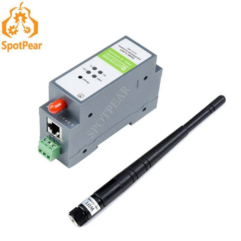 RS485 ถึง WIFI/Ethernet Module Rail-Mount Serial Server Modbus MQTT Gateway