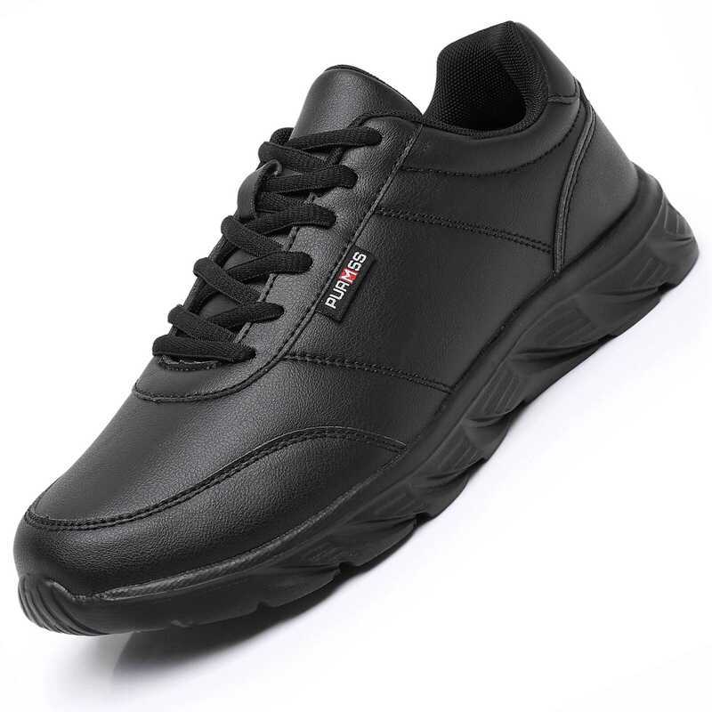 C Men Shoes Soft Moccasin Shoes Comfortable Casual Shoes For Men Solid Black White Walking Men Snea