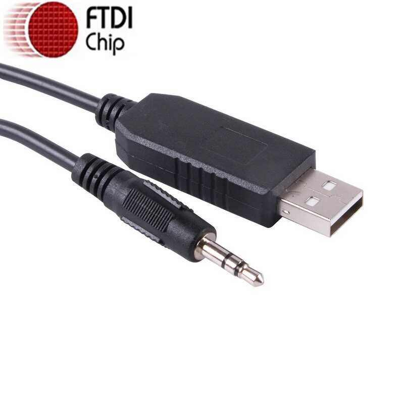 FTDI สายเคเบิลโปรแกรม USB เป็นแจ็คสเตอริโอ 3.5 มม. RS232 สำหรับวิทยุ ICOM IC-F3 IC-F3GT IC-F10 478 ม