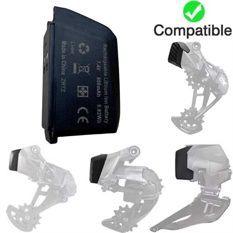 HSABAT แบตเตอรี่ 800mAh สำหรับ SRAM force XX1 X01 GX eagle AXS rival สีแดงดำ axs etap RockShox Rever