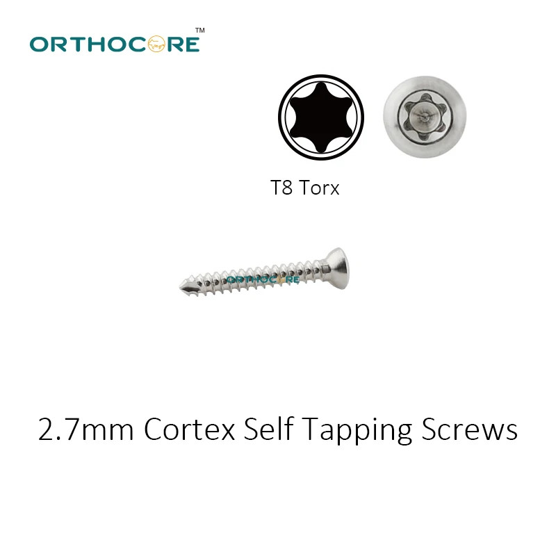 2.7mm star head Stainless Steal Self-tapping Cortical Screws Veterinaria Pets Orthopedic Surgical I