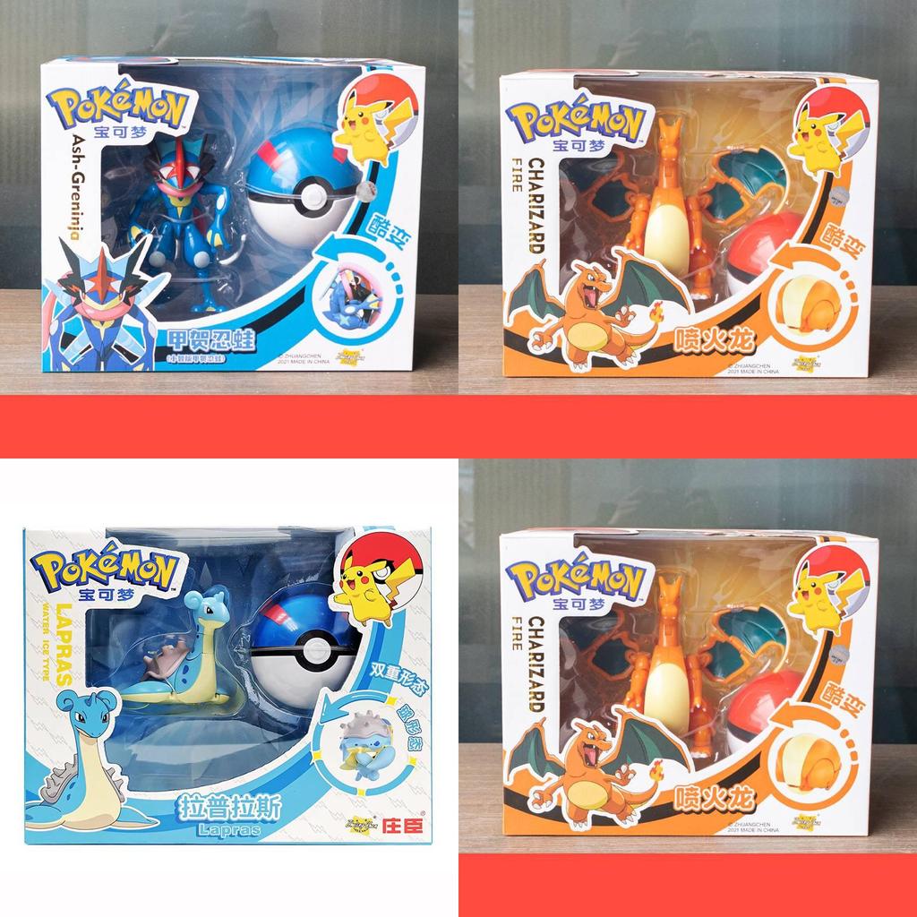 ชุดของเล่น Transformation Fun Featuring Mewtwo Eevee และการออกแบบ Psyduck