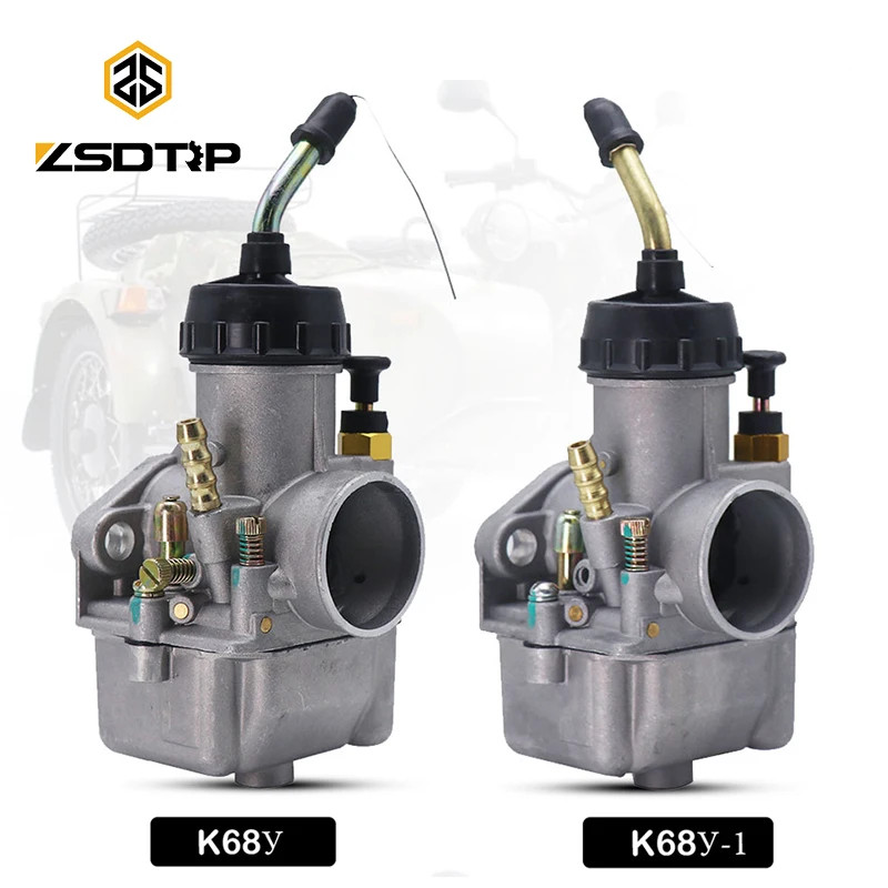 ZSDTRP 2pcs Carburetor k68y PEKAR Couple URAL 650 DNEPR MT Russian Motorcycle For IMZ-8.123 К68У К6
