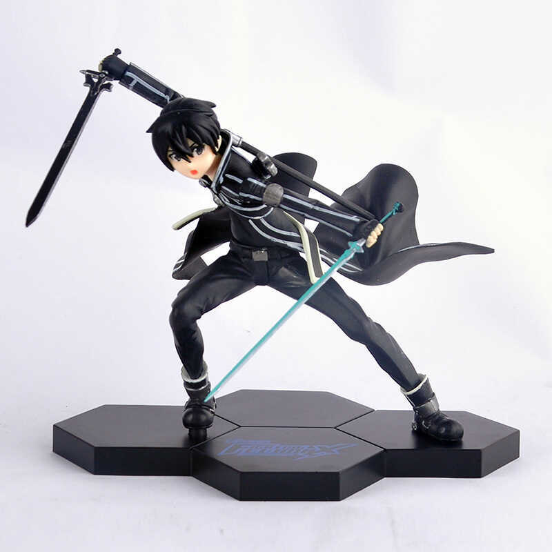 Sword Art Online 2 3 Generation Kirito Combat Model Kiritani Kazuto Boxed Figure Doll Jewelry