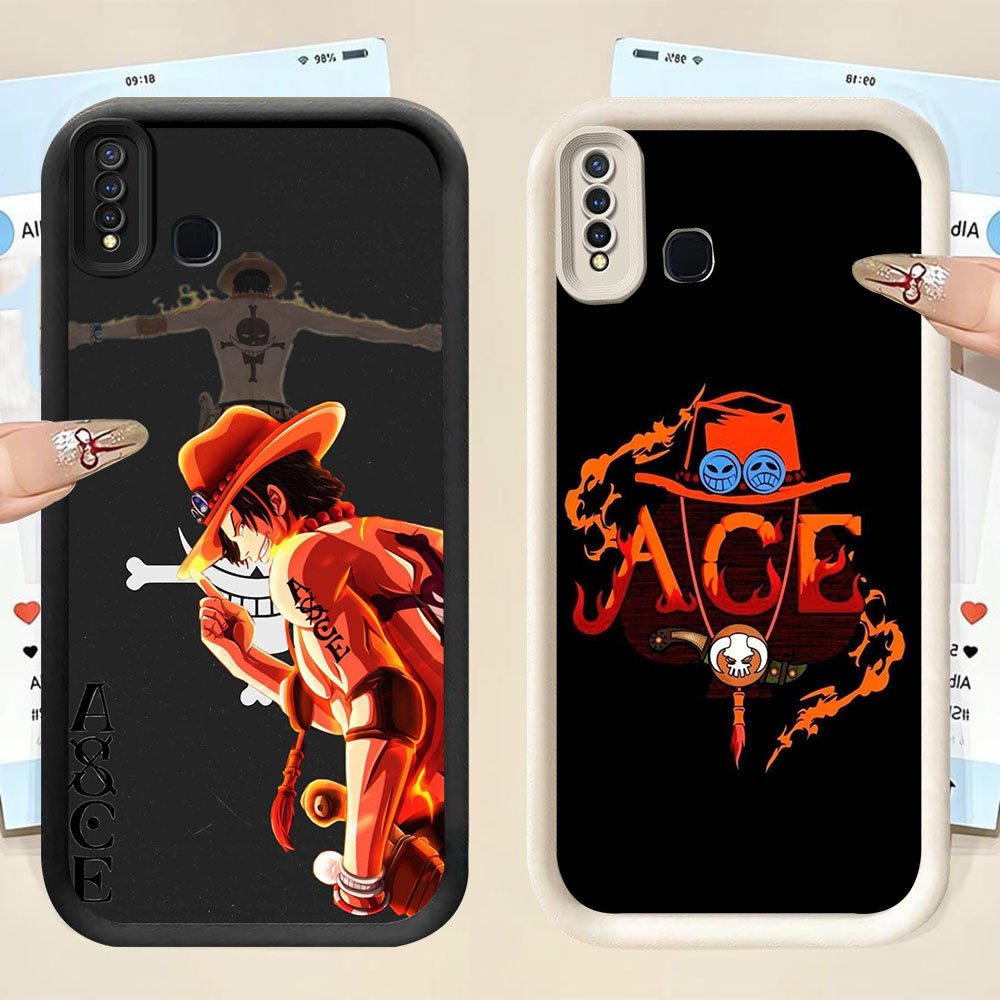YS-79 One Piece Ace ปลอกกันกระแทกสําหรับ VIVO Y17 Y12 Y50 Y30 Y15 Z1 Y19 V15 Pro
