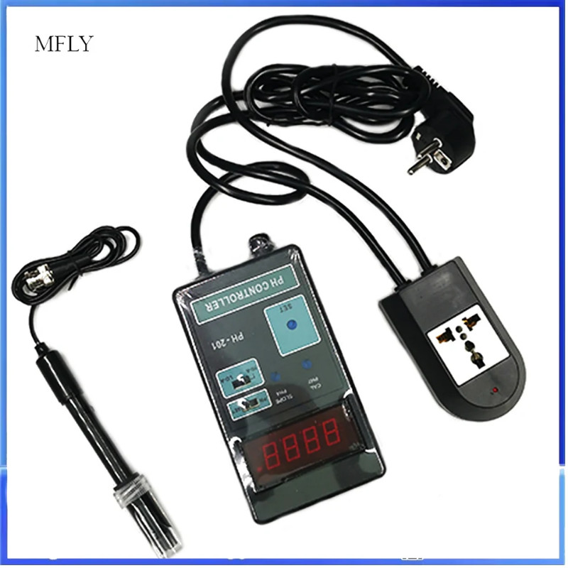 Online Digital PH ORP Monitor LED Display Swim Fish Hatcheries Aquarium Pool Water Qualilty pH ORP