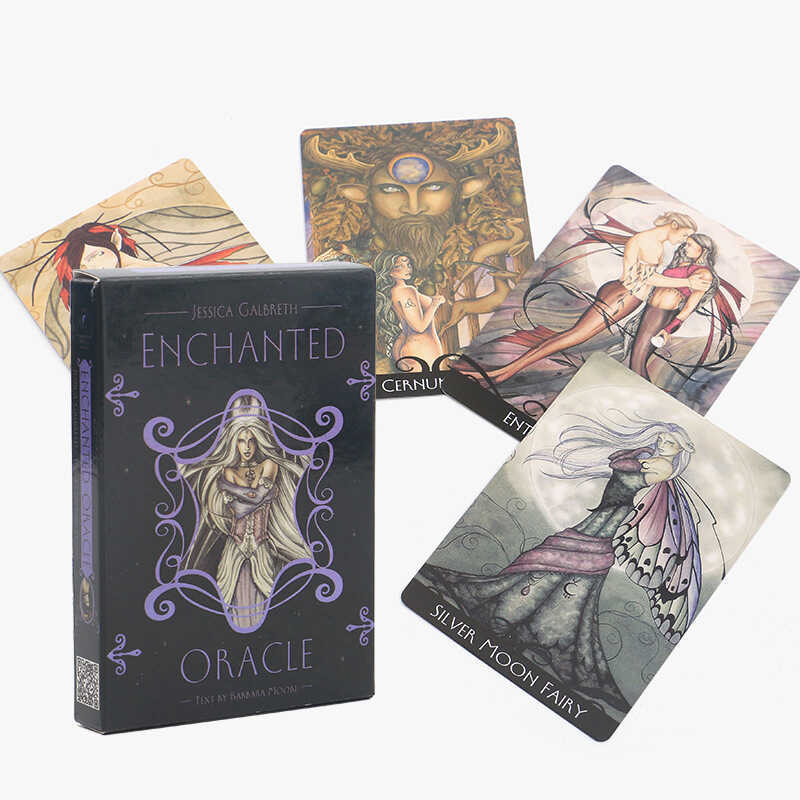 Magic Oracle Card Enchanted Oracle Tarot Card เวอร์ชันภาษาอังกฤษการ์ดเกมกระดาน