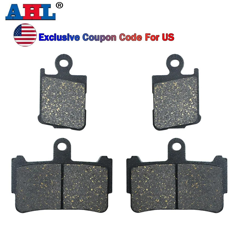 AHL Motorcycle Front Brake Pads For HONDA VFR1200F VFS1200F DCT VFR1200FA GT VFR1200FAD VFR1200FD A