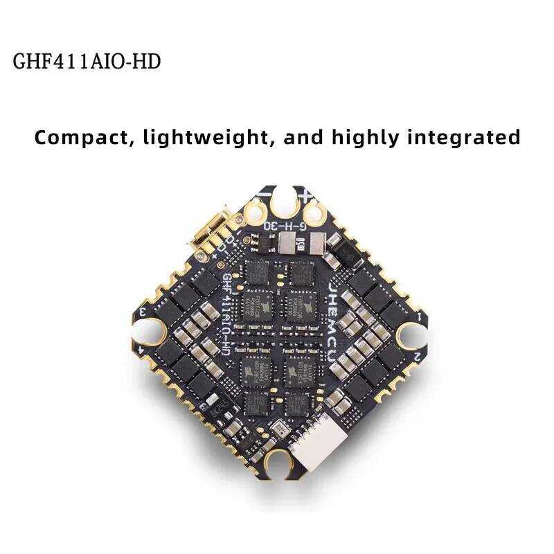 ▥ JHEMCU Ghf411 Aio-Hd Esc-40A F411 Flight Controller 40A Baro OSD 3-6S Lipo 4In1 Brushless ESC