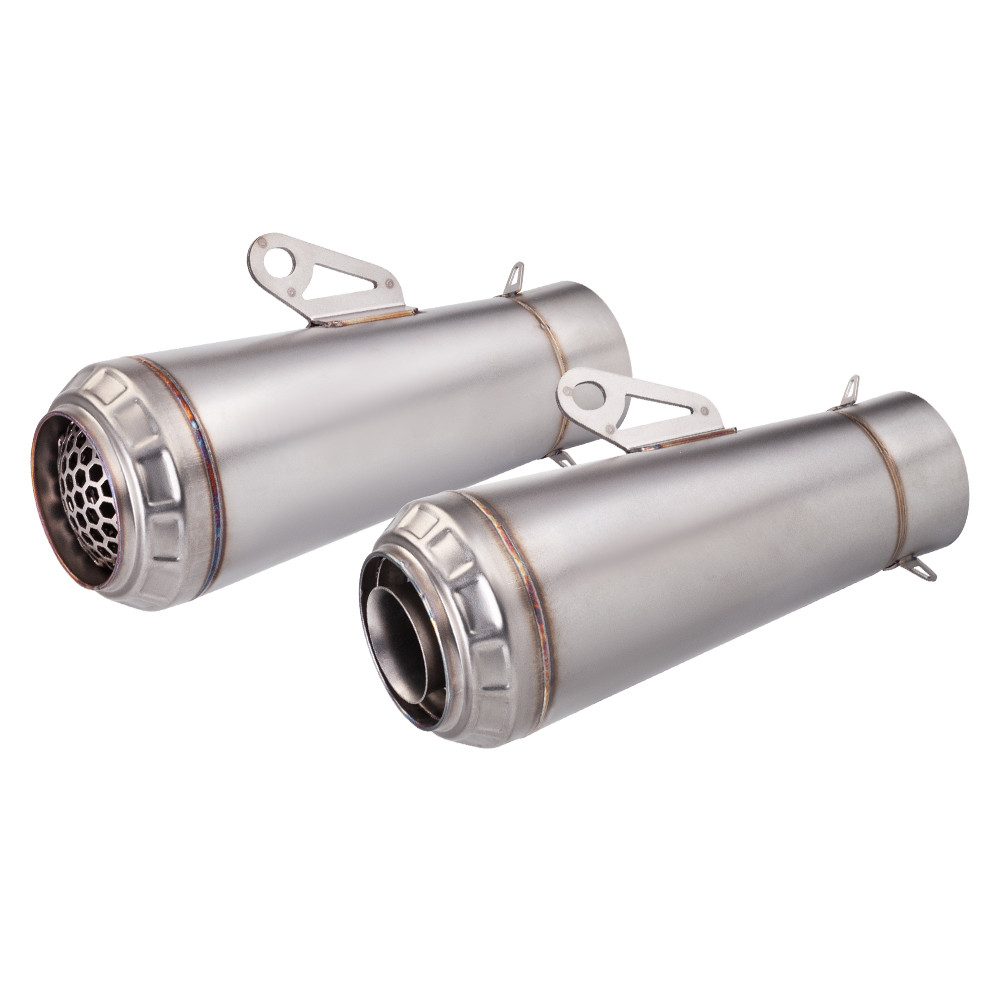 Universel 38 - 51 มม.ท่อไอเสียรถจักรยานยนต์ HP ท่อหนี Moto GP Muffler สกู๊ตเตอร์สําหรับ R1 R6 R15 FZ