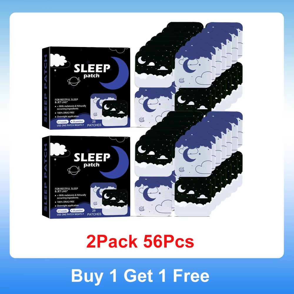 56PCS Sleep Aid Patch นอนไม่หลับ Sleep Aid Patch บรรเทาความวิตกกังวลความเครียดปรับปรุง Sleeping Plaster นอนหลับสบายสําหรับผู้ชายและผู้หญิง ราคา ถูกที่สุด ดีลบีเคเค แกลเลอรีภาพที่ 8