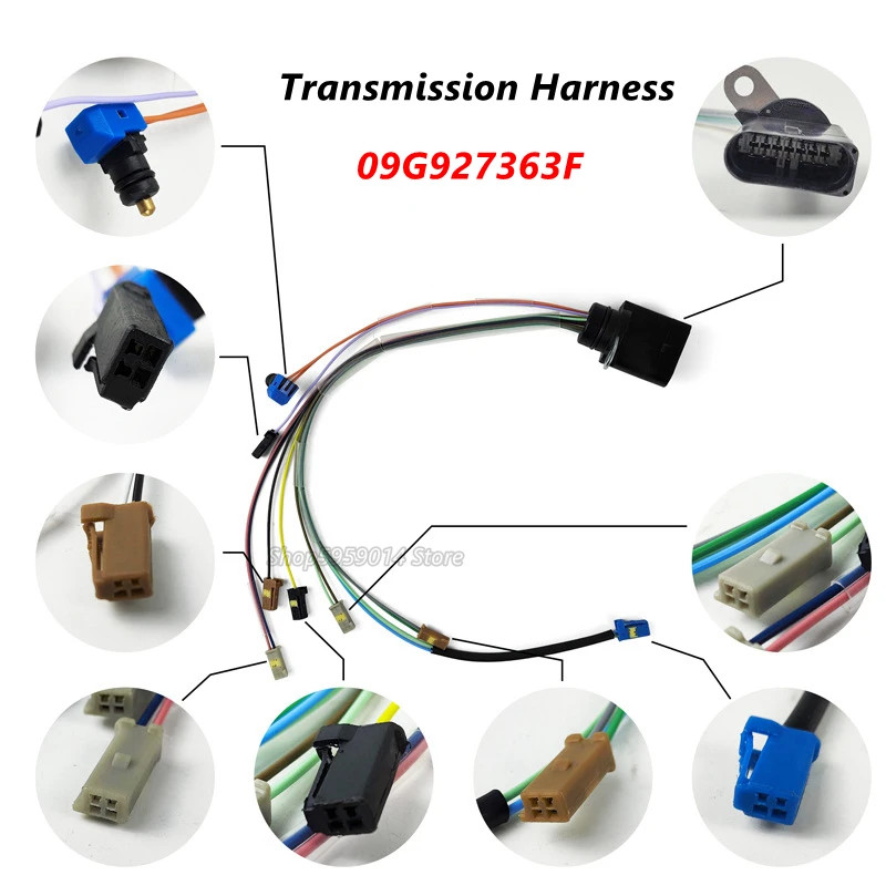 09G927363F 14Pins Transmission Harness For VW Golf Jetta Passat Polo Seat Skoda Octavia Fabia 09G 9