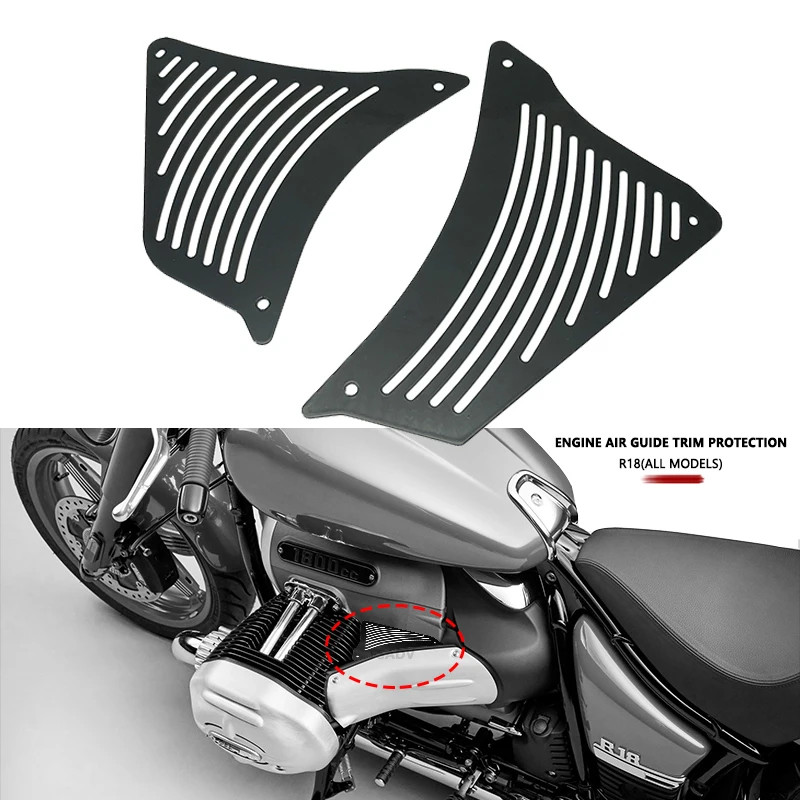 R18 Engine Air Guide Trim Protection Cover Fit For BMW R 18 Classic R18 B Transcontinental 2020 202