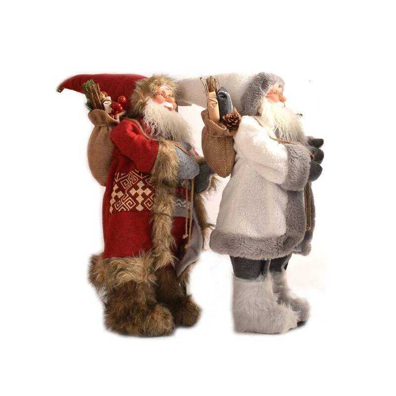 C 30Cm Santa Claus Figs Christmas Figure Decorations Hanging Xmas Tree Ornaments Santa Doll Toy Col