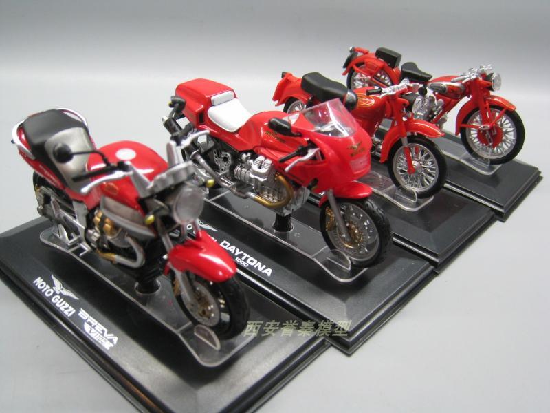 STARLINE 1/24 MOTO GUZZI รถจักรยานยนต์ Guz Series รถจักรยานยนต์จําลองคอลเลกชันรุ่น