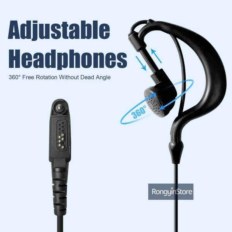 ▥ Rt-880 ชุดหูฟังหูฟังสําหรับ Gp328 Plus Gp388 Radtel Rt-880G Iradio Uv-98 Plus PTT Uv-99 หูฟัง