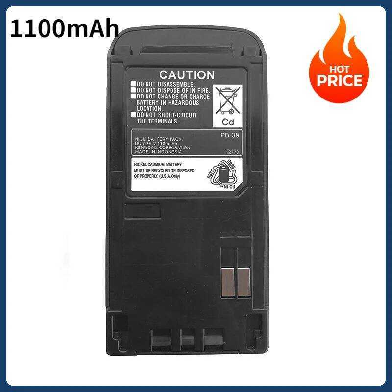 Universal โทรศัพท์ภายใน TH-G71A TH-D7G PB-39 1100mAh 7.2V อุปกรณ์เสริมและชิ้นส่วน อุปกรณ์อิเล็กทรอนิ