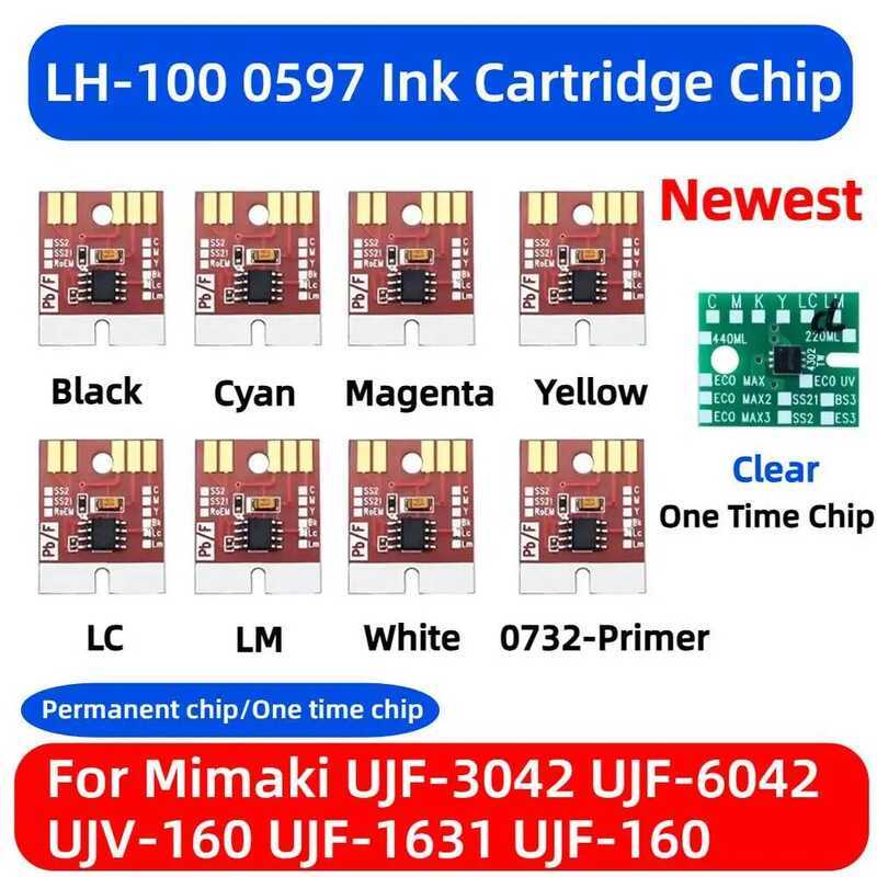 LH100 ตลับหมึก SPC 0597 ถาวรสำหรับ Mimaki UJF-3042 UJF-6042 UJV-160 SPC-0597 ตลับหมึก UV ชิป LH 100